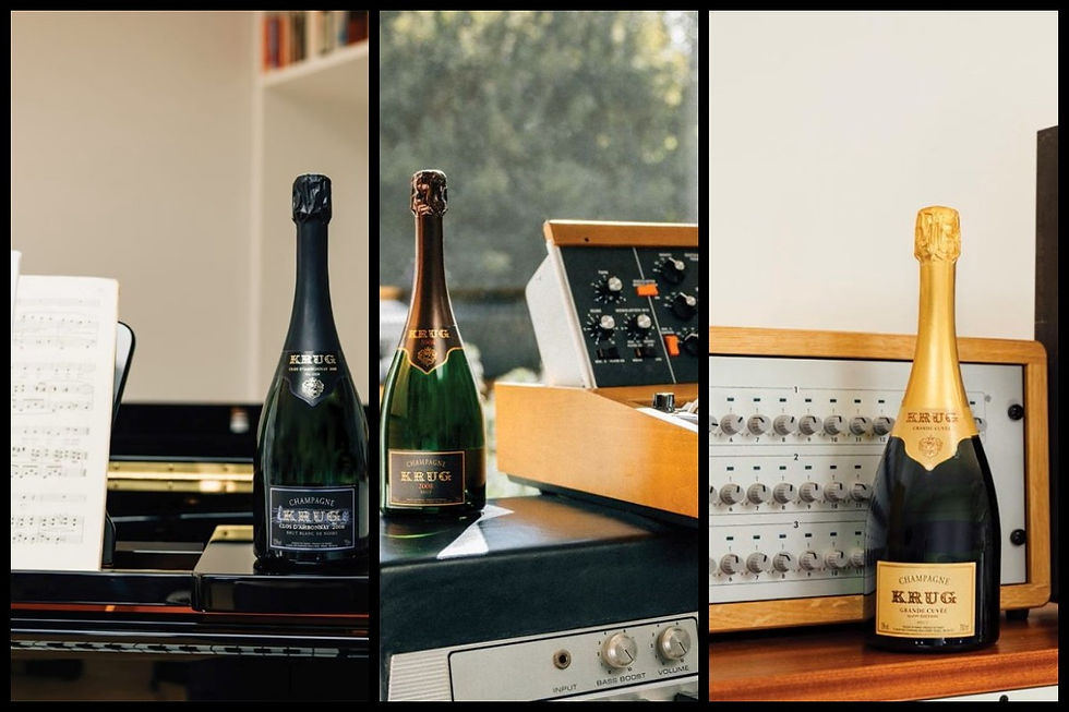 Clos d’Ambonnay 2008, Krug ID 423055; Krug 2008, Krug ID 321046; Grande Cuvée 164ème Édition, Krug ID 317025