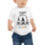 Baby shirt with a graphic that says "Reading with my Gnomies"