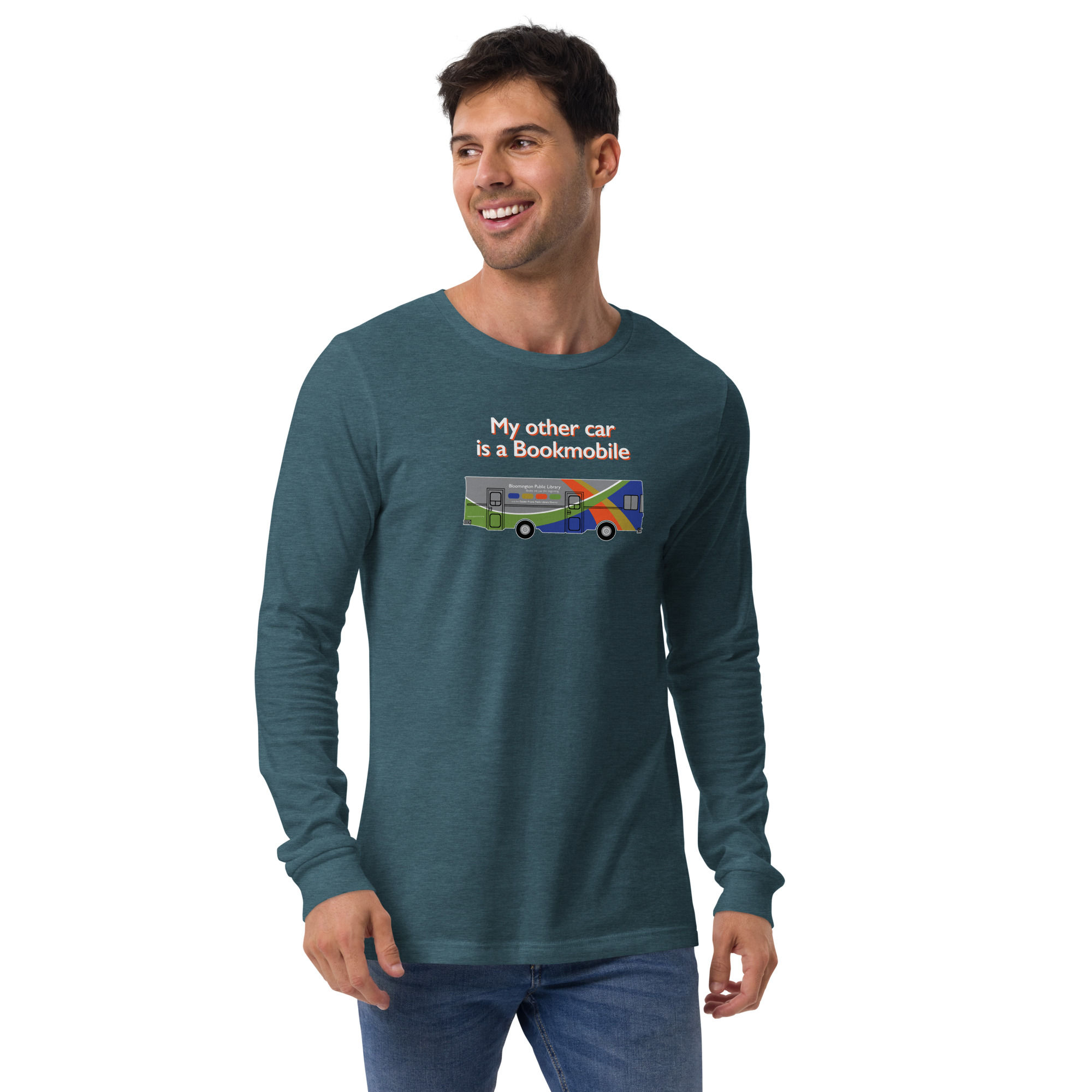 My Other Car is a Bookmobile Unisex Long Sleeve Tee