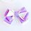 Thumbnail: Lovely Purple and White _Hair Bow
