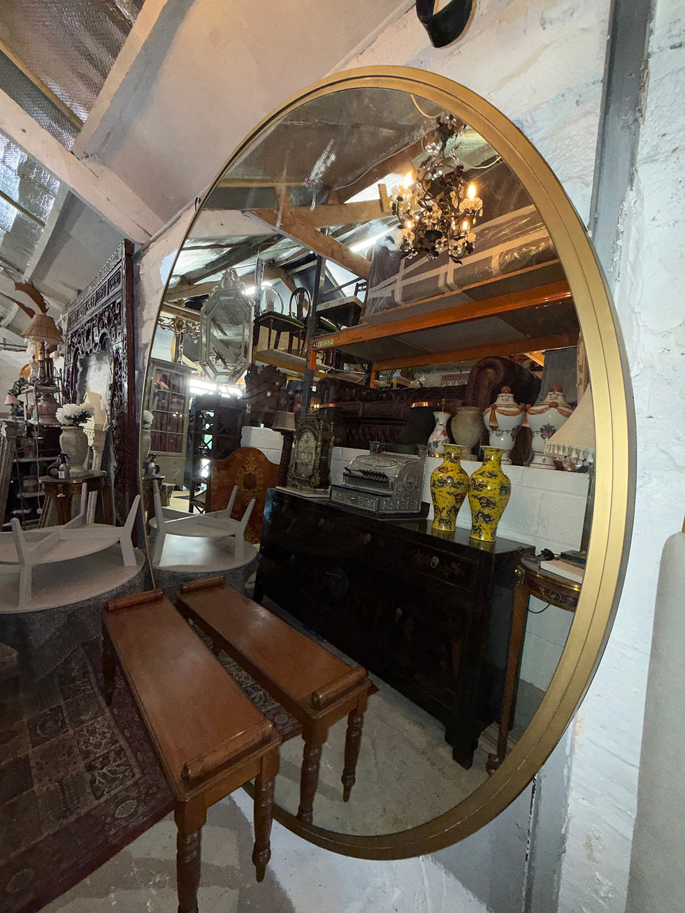 Thumbnail: HUGE 230cm Diameter Round Mirror Circle Full Length Mirror