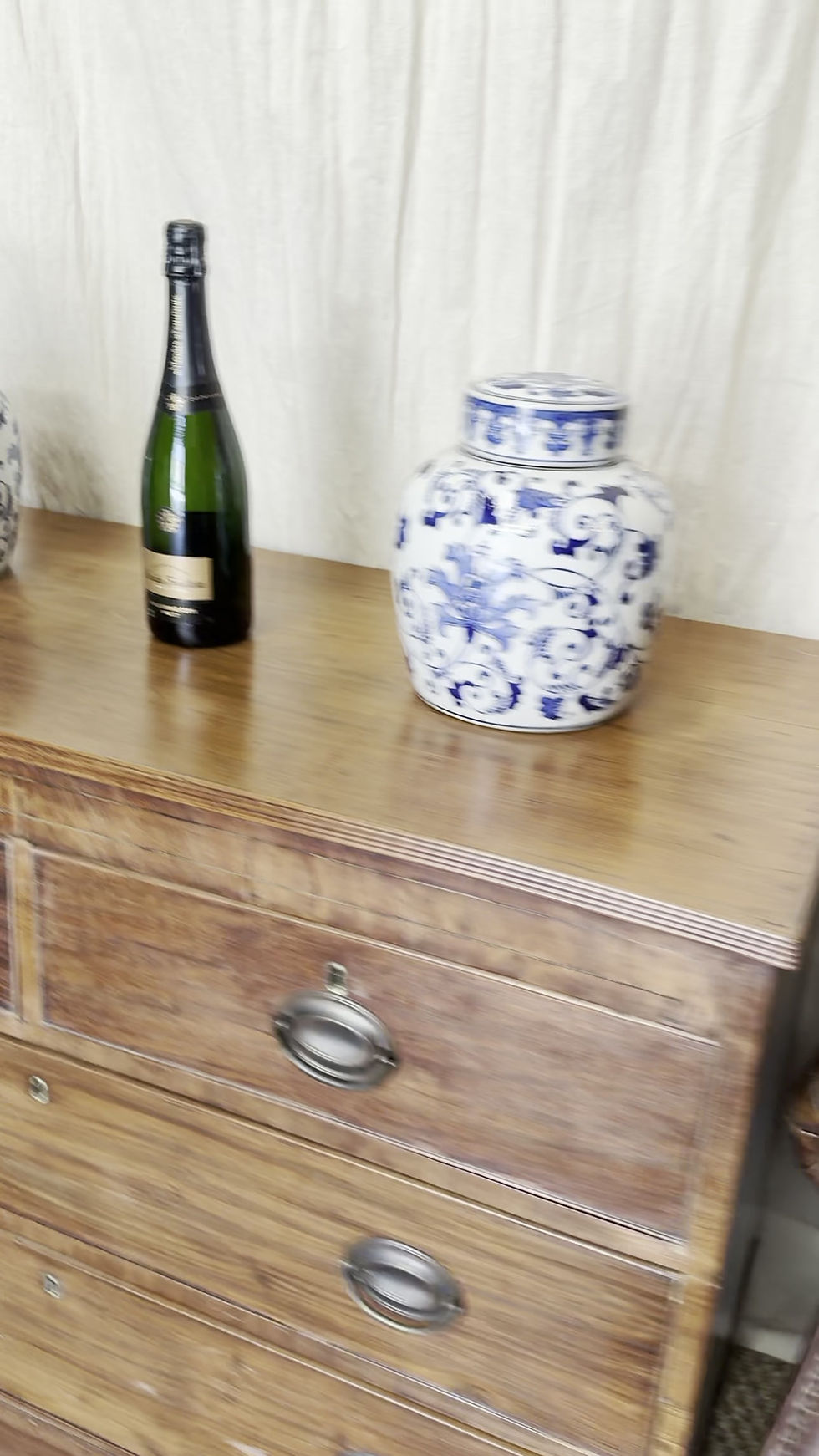 Thumbnail: Classic English Mahogany Chest Of Drawers Antique Sideboard