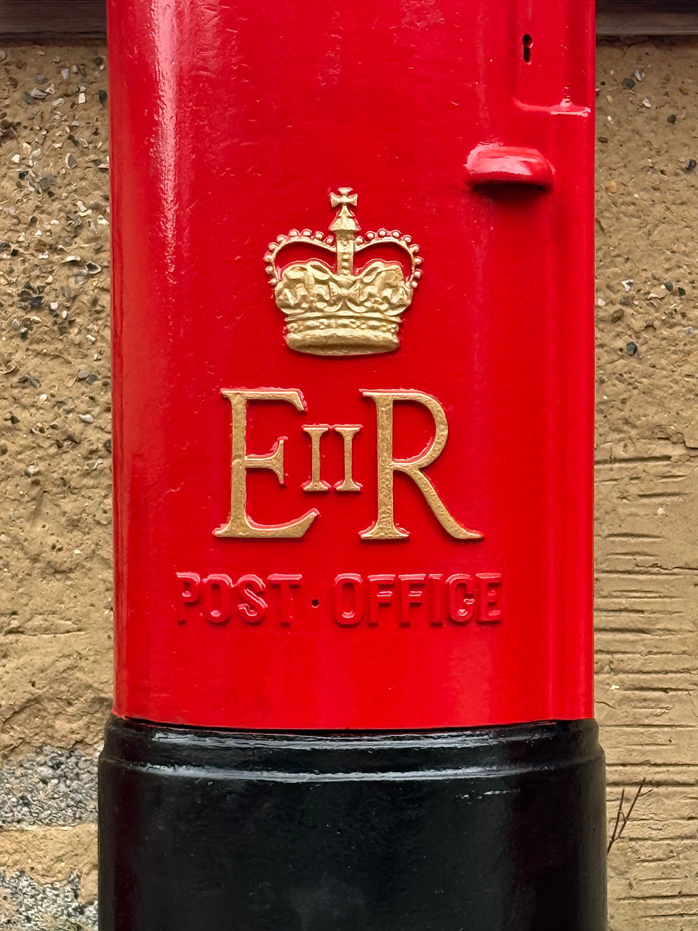 Thumbnail: Genuine Elizabeth II Pilar Postbox Cast Iron Letter Box Post Office Memorabilia 