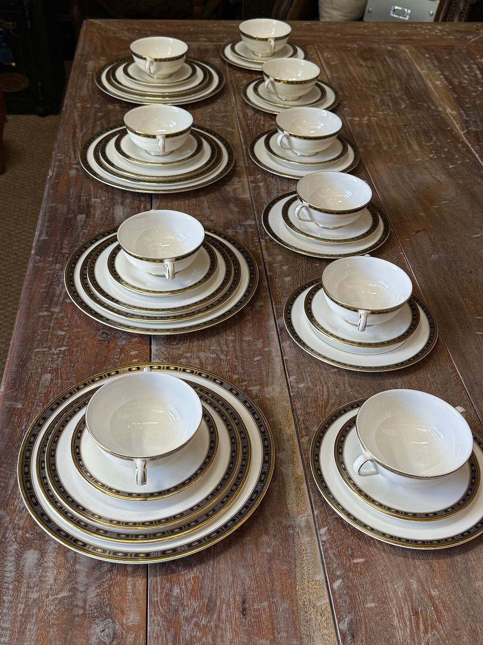 Thumbnail: Royal Doulton Monaco Fine Bone China Set Dinnerware China Set