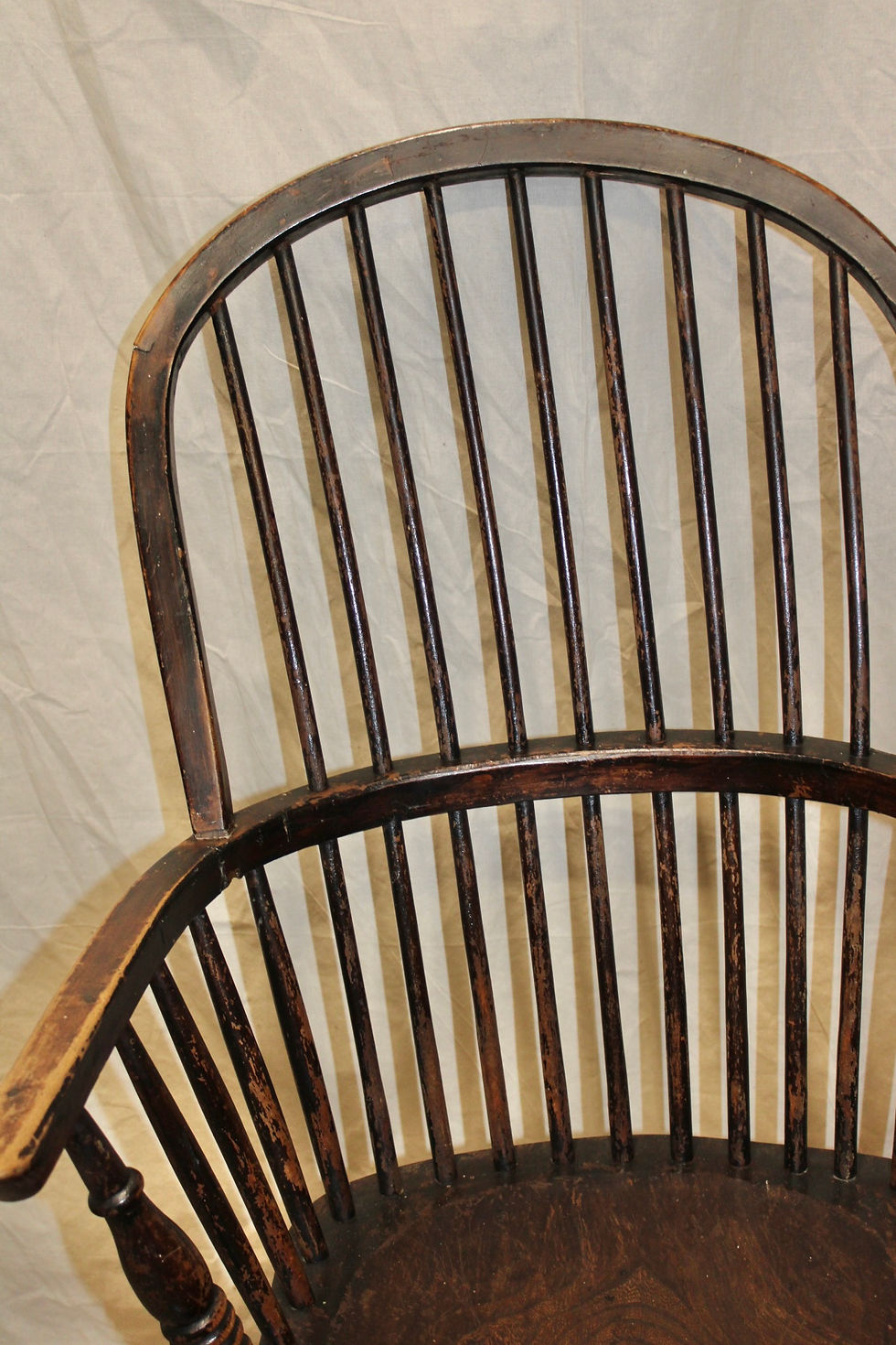 Thumbnail: Antique Windsor Beech And Elm Windsor Armchair Chair Victorian Accent Chair