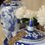 Thumbnail: Vintage Chinese Porcelain Tea Vases Blue And White Nanking Style Vase Ginger Jar