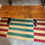 Thumbnail: Large Colourful Kilim Striped Rug Linen Carpet 