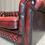 Thumbnail: Vintage 3 Seater Chesterfield Red Leather Sofa 