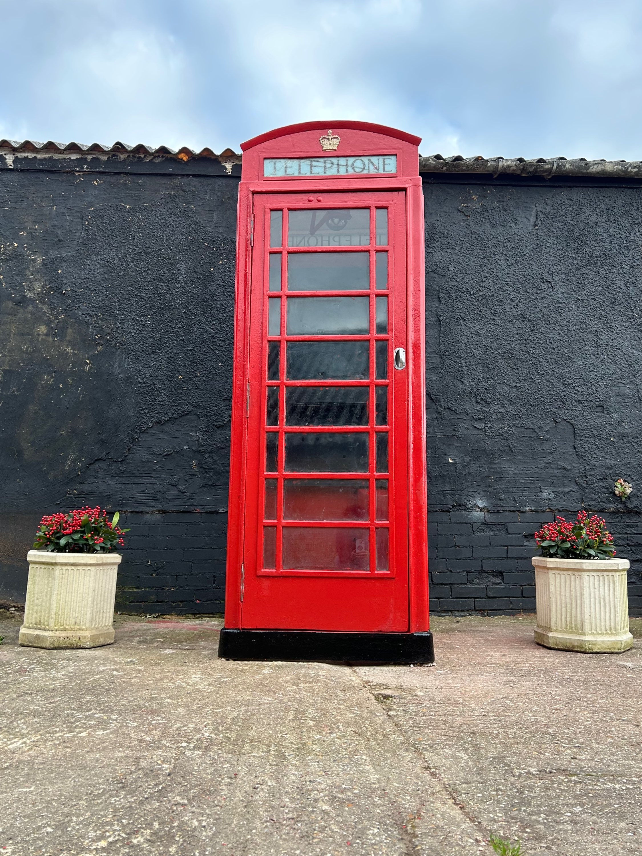 K6 Cast Iron Original Telephone Box by Sir Giles Gilbert