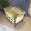 Thumbnail: Antique French Green Velvet  Small Sofa Window Seat