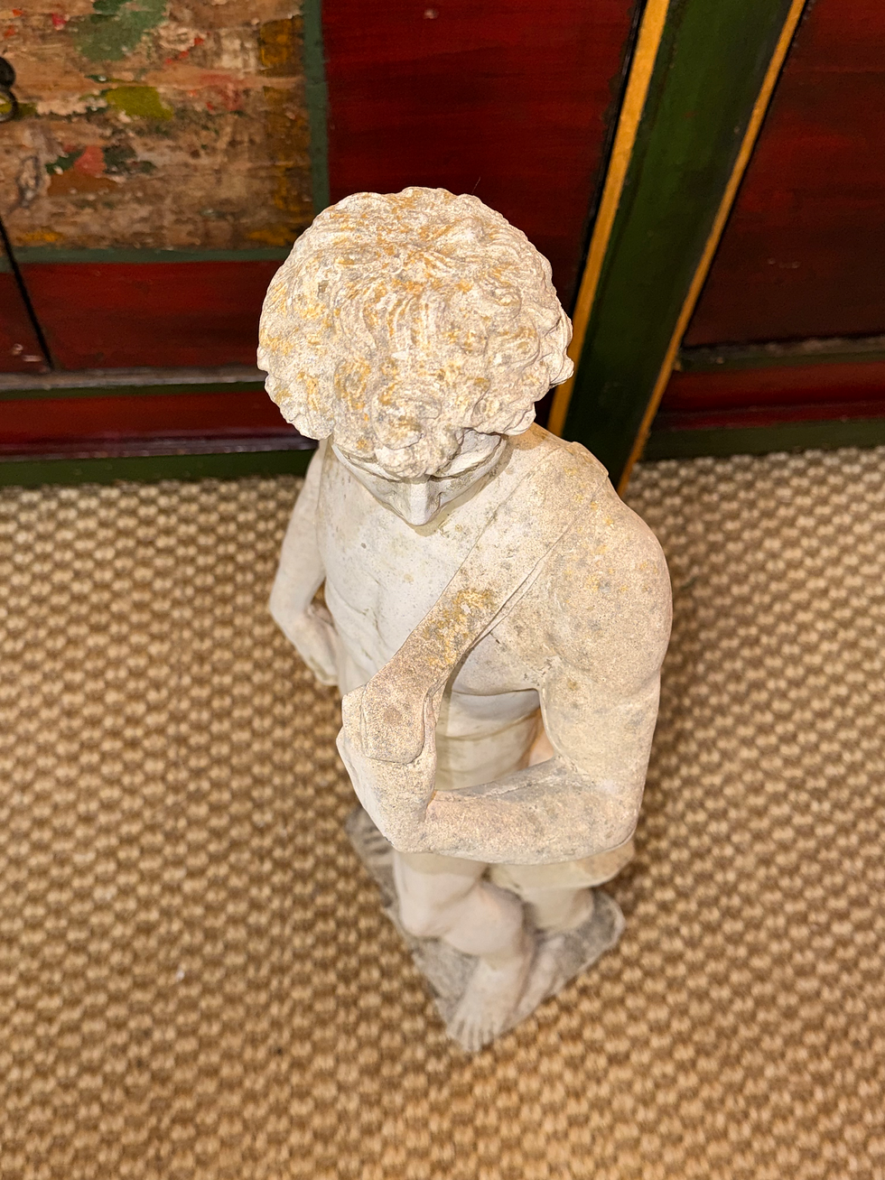 Thumbnail: Statue  Of David Michelangelo Stone Effect bust Hand Carved Sculpture 