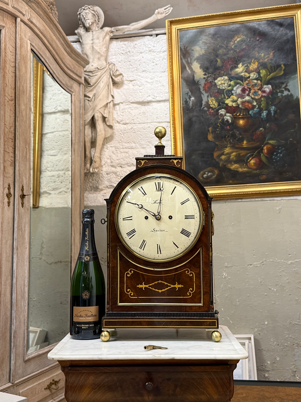 Thumbnail: Antique Thirk London Mantel Clock British Clock