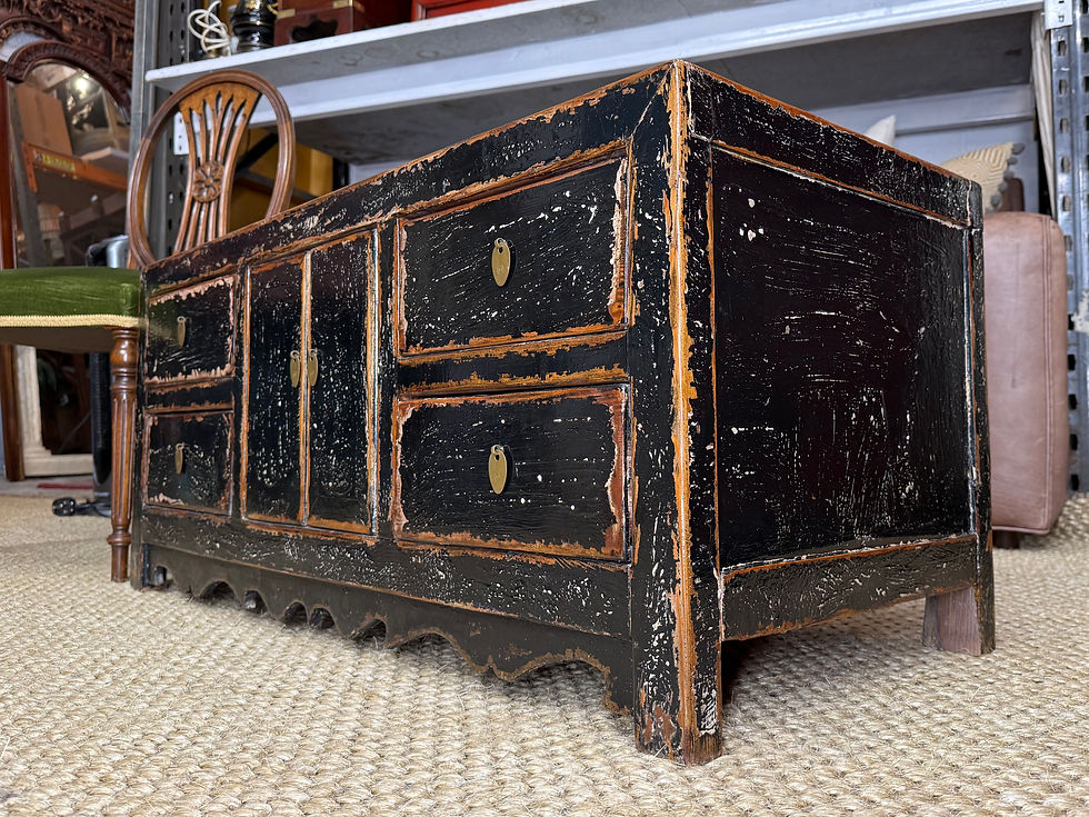 Thumbnail: Small Chinese Sideboard TV Stand Cabinet Bench 