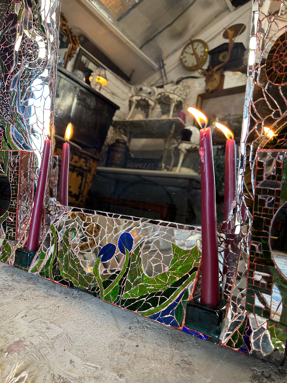 Thumbnail: Beautiful Mosaic Handmade Full Length Mirror 