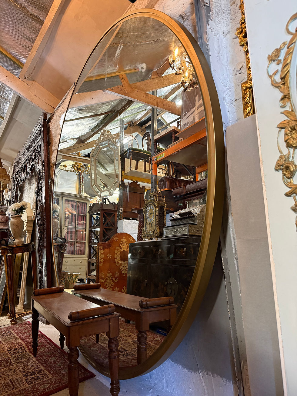 Thumbnail: HUGE 230cm Diameter Round Mirror Circle Full Length Mirror