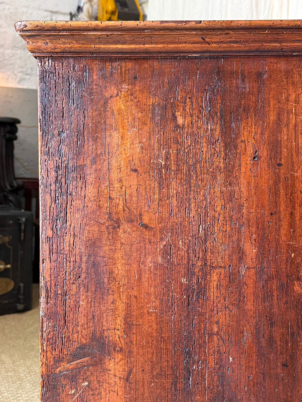 Thumbnail: Queen Anne Burr Elm Chest of Drawers Sideboard Night Stand Side Cabinet