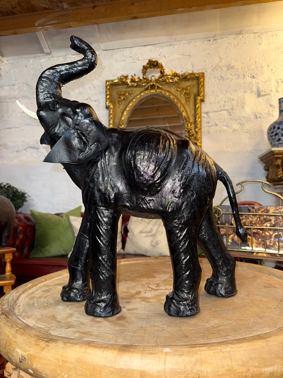 Thumbnail: Leather Elephant likely by Liberty of London Ornament 