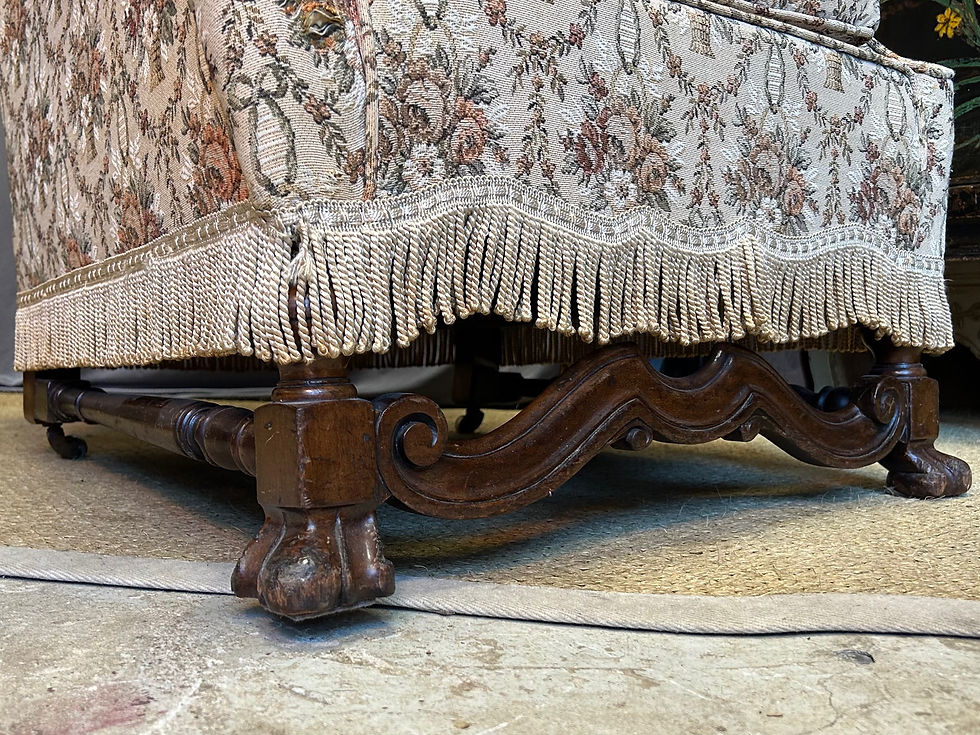 Thumbnail: Victorian Queen Anne Style Armchair