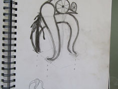 Connecting Sculpture with the Drawings from the Hospital