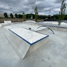 City of Peterborough, Ontario, Canada outdoor concrete skatepark built by Drop In Skateparks in 2025. Bringing Communities Together. 3D skatepark design renderings. Skatepark committee. Skatepark advocacy. Public consultation services. Skatepark contractor. Review of Peterborough Skatepark by Spott Dreams of Skate Parks.