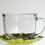 Miniatura: Set/2 LACE 18oz Jumbo Cup and Saucer Green/Purple
