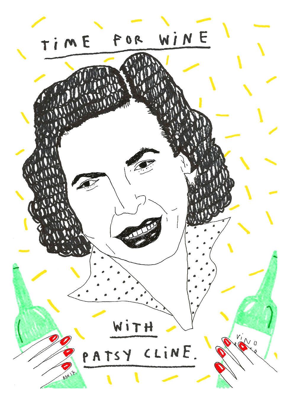 time for wine with patsy cline.