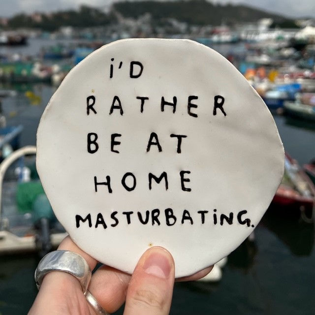 Thumbnail: I’d rather be at home masturbating.