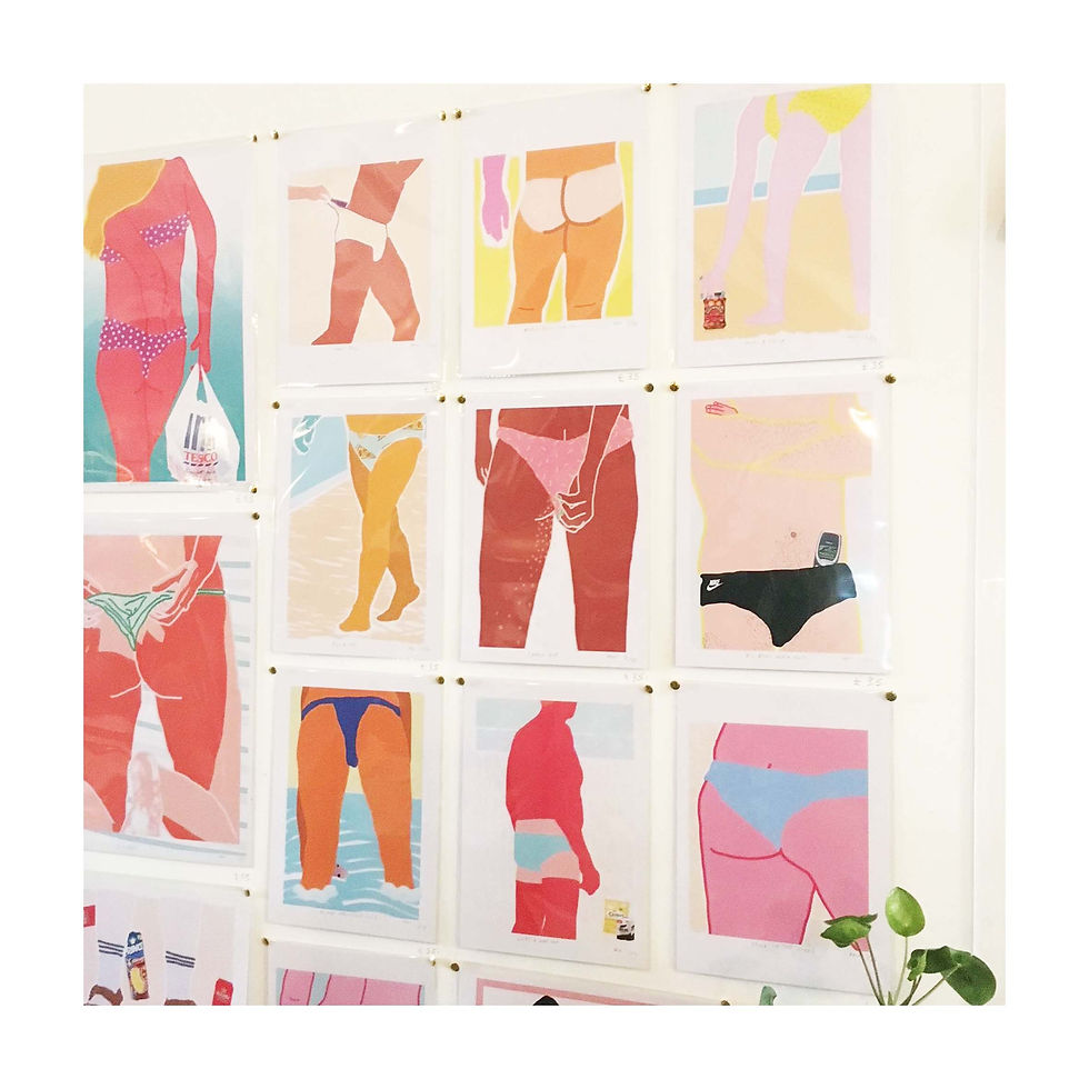beach bum prints