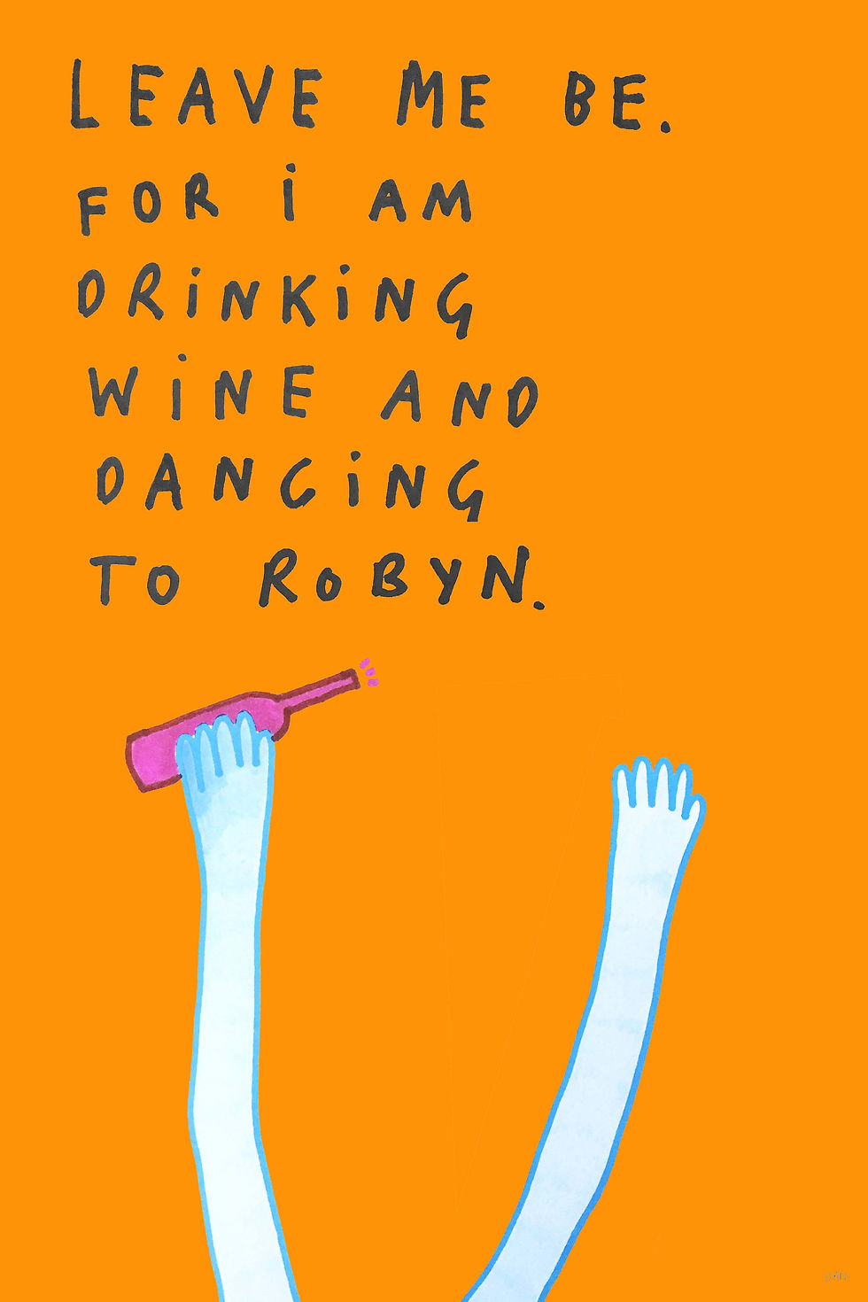 dancing to robyn.
