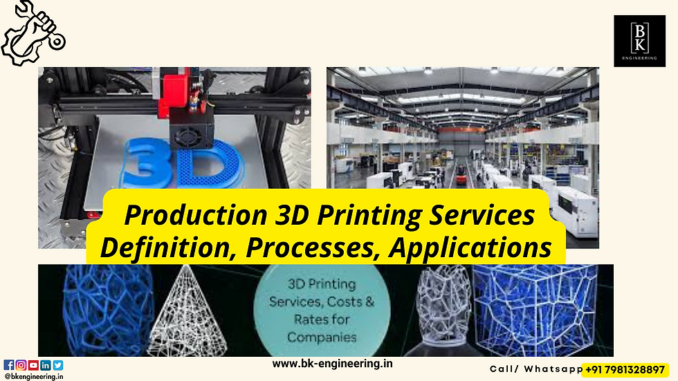 Introduction to Production 3D Printing Services