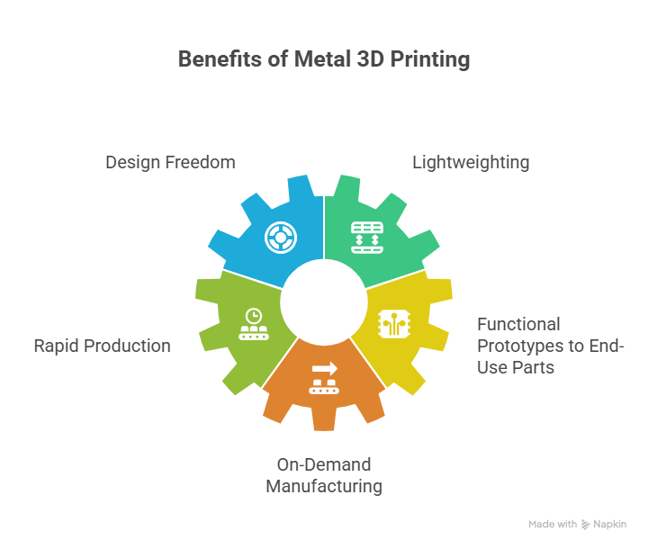 Advantages of Metal 3D Printing
