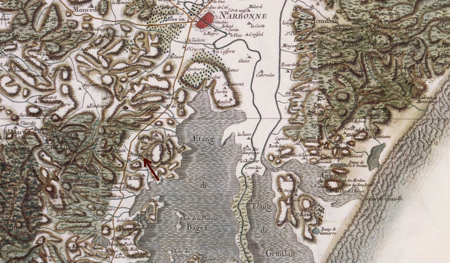 Carte cassini, Château Prat de Cest