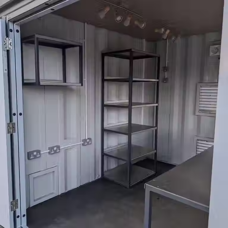 Thumbnail: 10ft Portable Shipping Container Kiosk – Versatile Mobile Business Unit