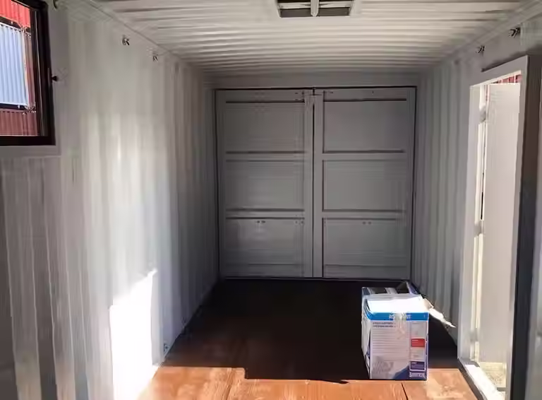 Thumbnail: 20ft Modified Steel Shipping Container – Secure Storage with Custom Access Door