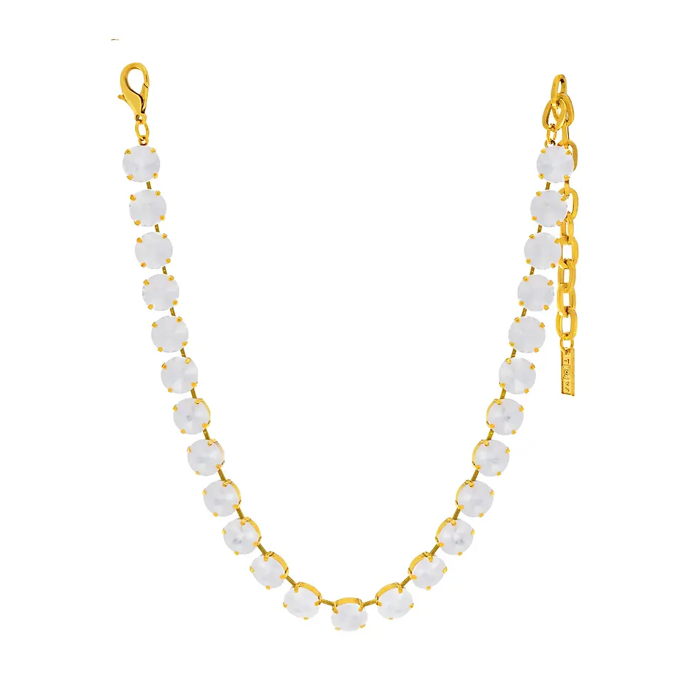 Sofia Necklace - White Matte | TOVA