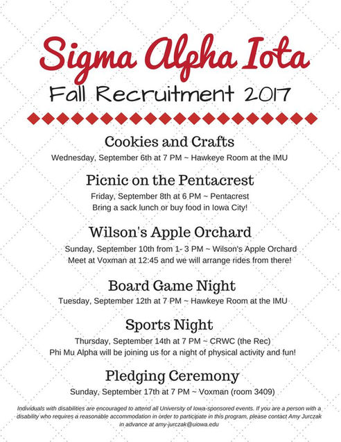 Fall Recruitment!