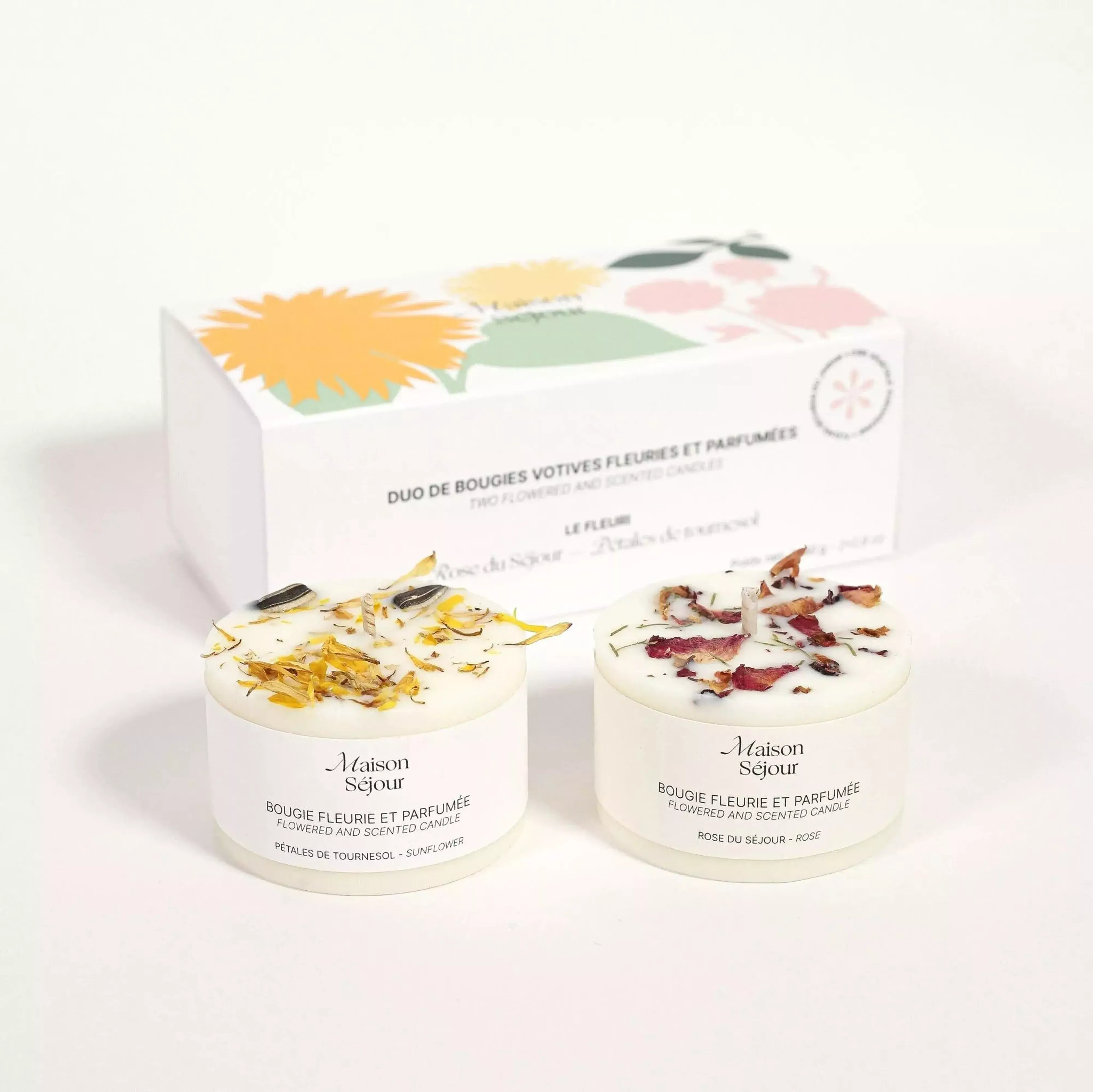Maison Séjour Duo Box - The floral - Votive candles