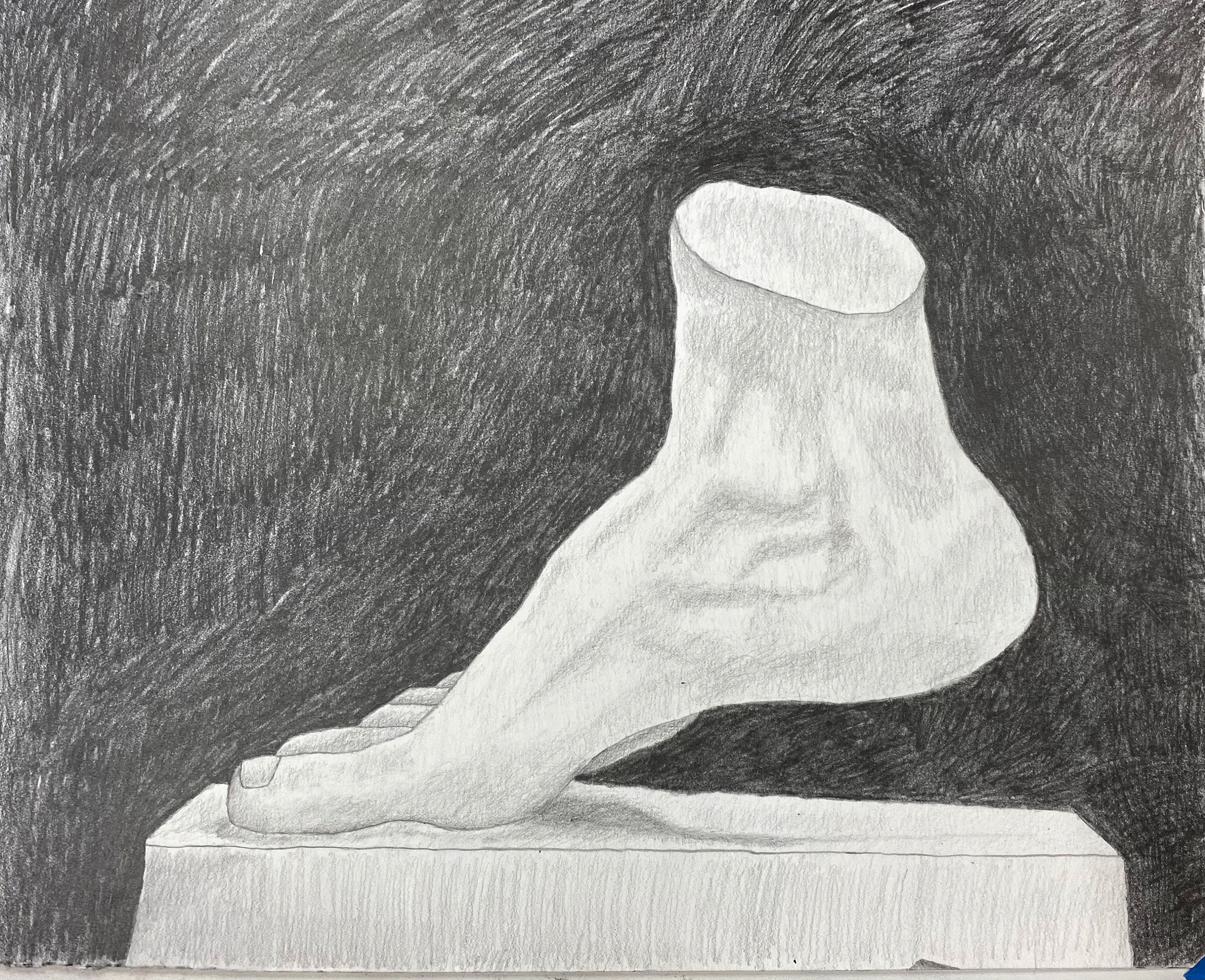 Drawing of a foot