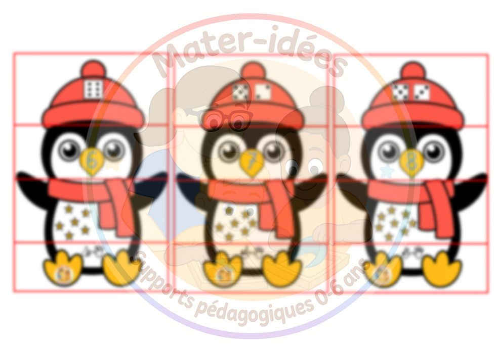 Miniature : Pingouin à assembler