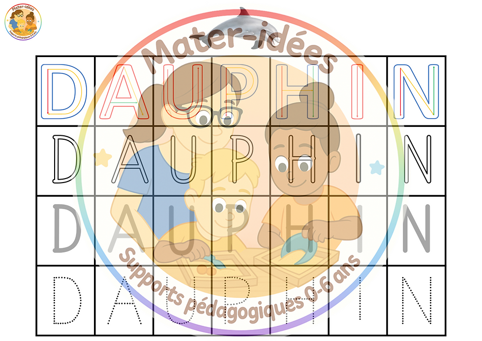 Miniature : Écriture Animaux Aquatiques