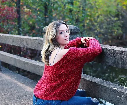 High school senior portrait by The Human Hue in Central WI