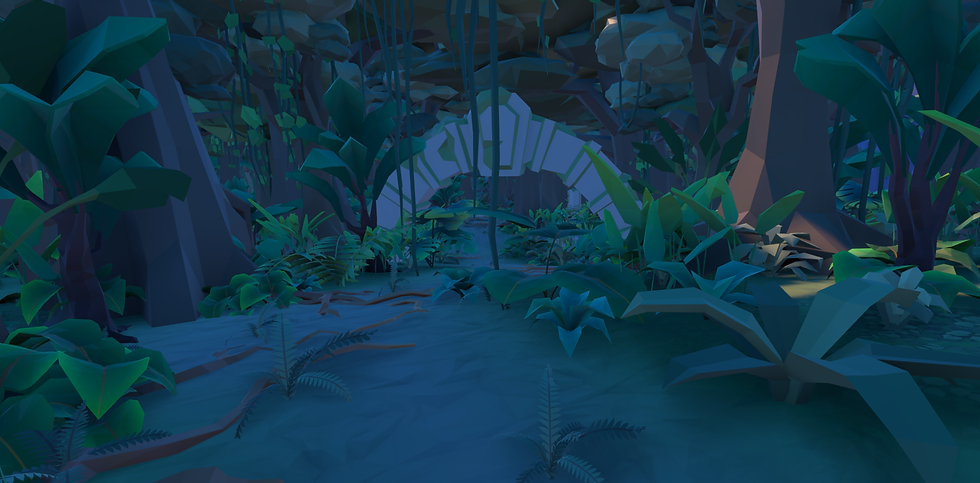 Ruins in the jungle