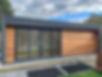 7m x 4m Vertically Slatted Composite with Cedar Inlay