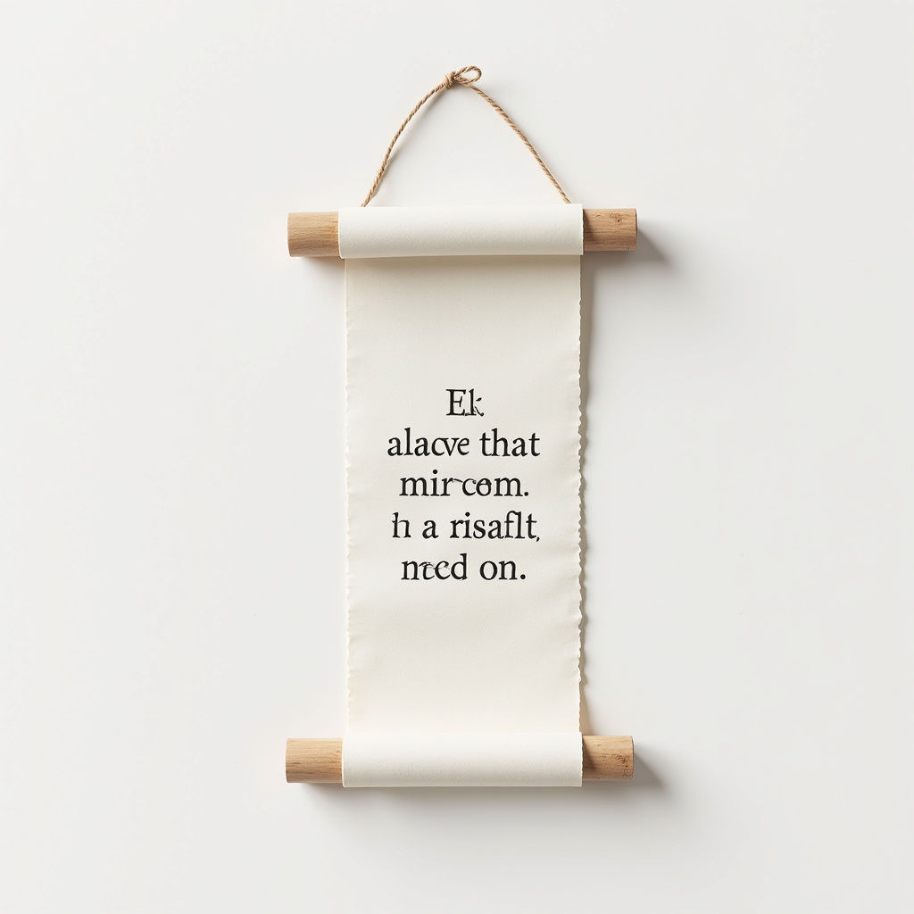 Uplifting Verse Scroll