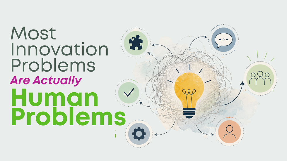 Most Innovation Problems are Actually Human Problems