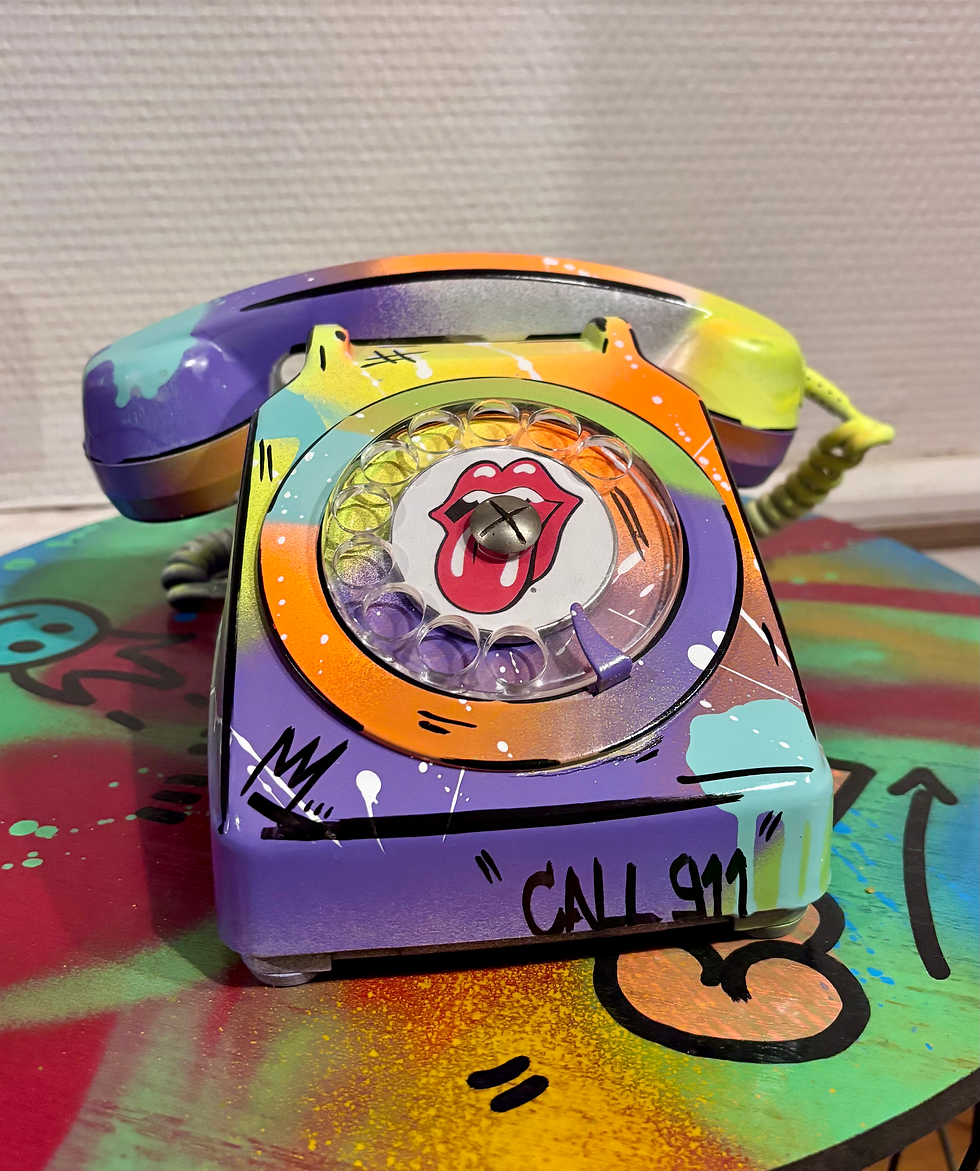 Miniature : Téléphone vintage custom 