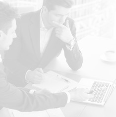 two business men in meeting