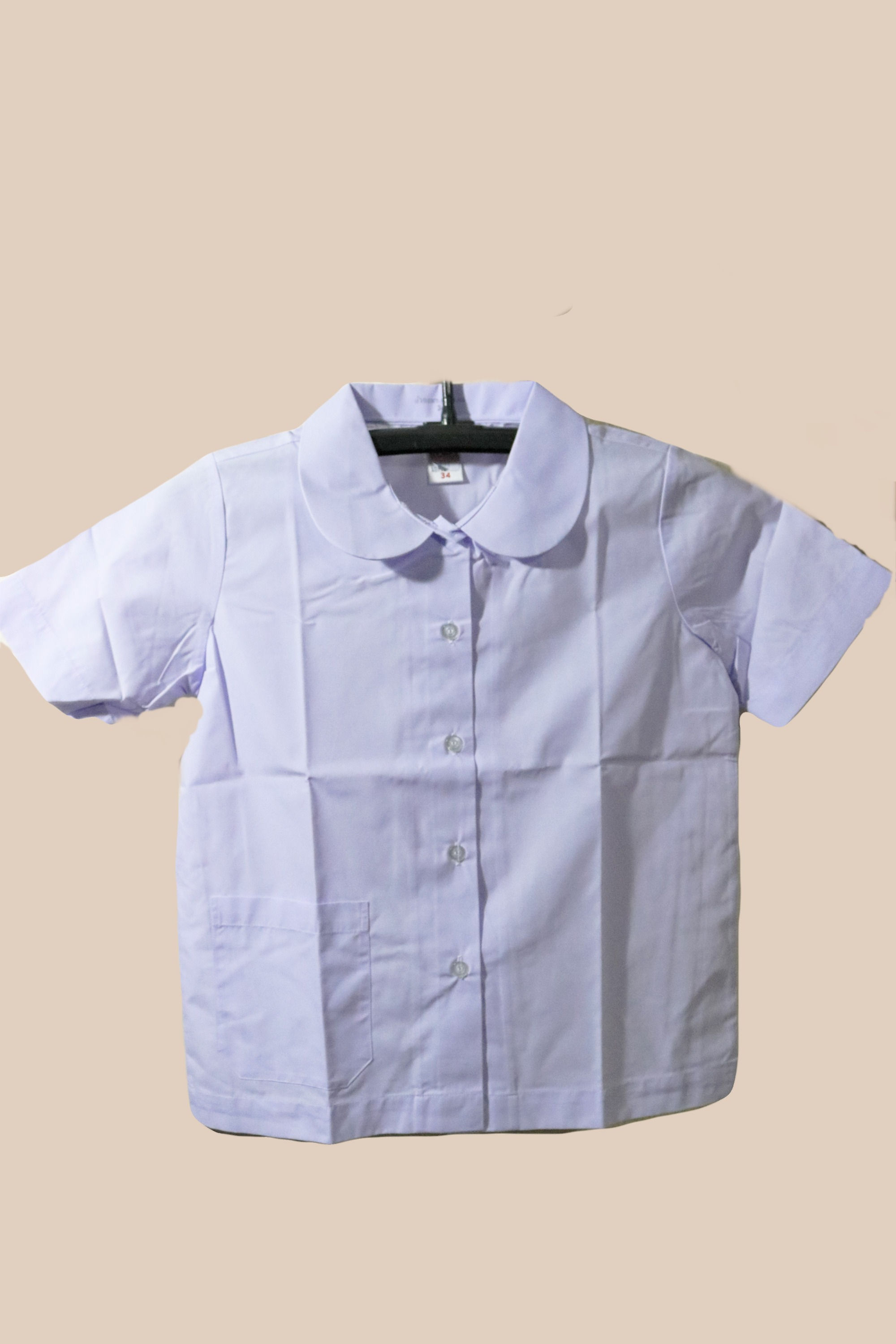 เสื้อนักเรียนคอบัวแขนสั้น