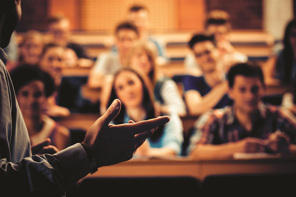 university lecture