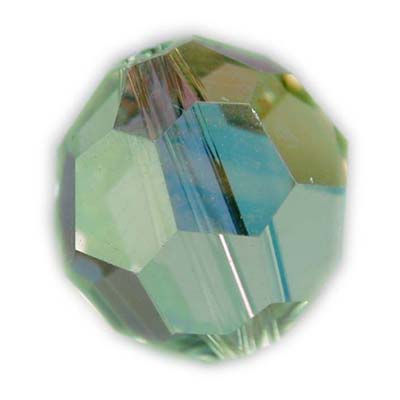 Swarovski 4mm round crystal -Chrysolite an